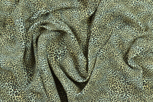 Georgette animalier micro-motivo leopardato
