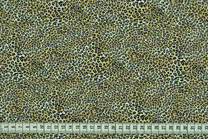 Georgette animalier micro-motivo leopardato