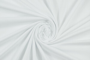 Jersey di cotone stretch da t-shirt bianco