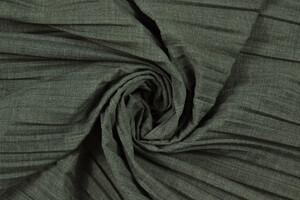 Plissettato di lana grigio