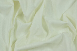 Lino viscosa trama larga bianco panna