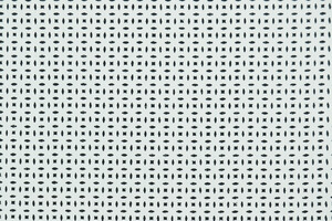 Popeline di puro cotone bianco motivo geometrico traforato