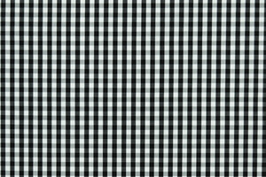 Popeline di puro cotone camiceria vichy bianco nero