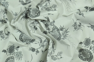 Misto cotone grigio chiaro con simbolo cinese Shou