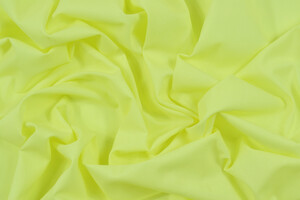 Mussola leggera di puro cotone giallo chiaro