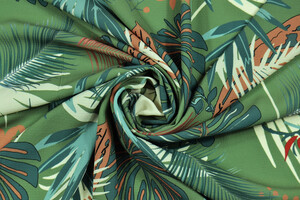 Crêpe verde a foglie