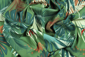 Crêpe verde a foglie