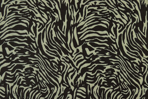 Georgette zebrata beige e nero