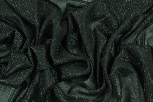 Georgette nera lucida con lurex