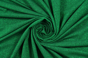 Maglina bi-stretch verde con lurex