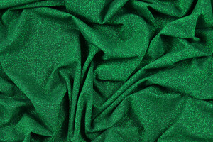 Maglina bi-stretch verde con lurex