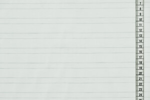 Twill leggero in lino e cotone bianco panna a righe