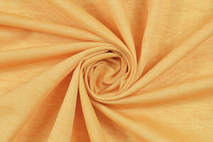 Misto lino cotone arancio pastello chiaro