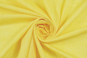 Misto lino cotone giallo