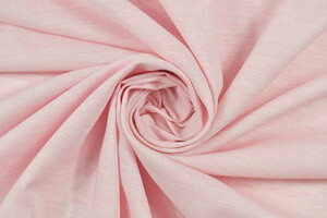 Misto lino cotone rosa screziato