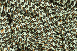 Saia leggera ingualcibile stampa geometrica