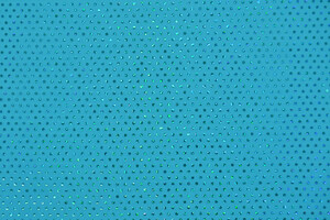 Jersey stretch azzurro a paillettes