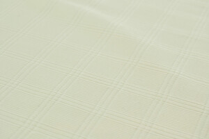 Velluto di cotone 1500 righe panna operato a quadri