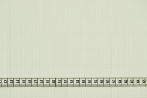 Velluto di cotone 1500 righe panna operato a quadri