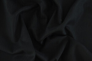FUSTAGNO NERO DI COTONE/VISCOSA STRETCH