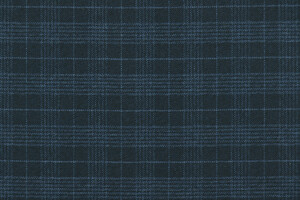 Flanella di cotone blu a quadri