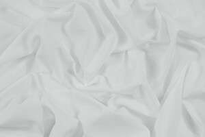 Mussola leggera di cotone bianco ottico