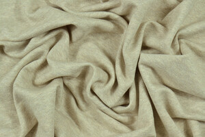 Felpa french terry beige chiaro chiné