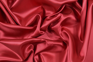 Fodera saglia di viscosa rosso ciliegia