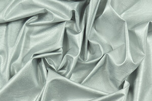 Similpelle morbida elasticizzata argento