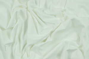 Jersey di cotone stretch da t-shirt bianco panna