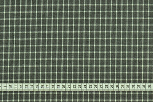 Pettinato di lana a quadri grigio bianco