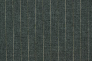 Fresco di pura lana tortora scuro gessato