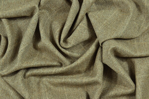 Pettinato di pura lana Principe di Galles marrone