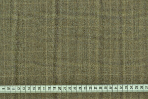 Pettinato di pura lana Principe di Galles marrone