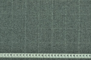 Pettinato di pura lana Principe di Galles grigio