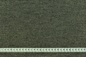 Punto Milano di lana pied de poule con lurex oro