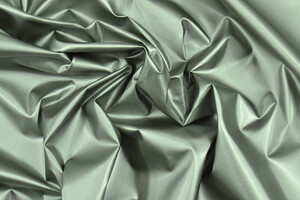 Tessuto leggero spalmato grigio metallizzato