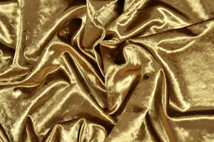 Velluto liscio di cotone stretch marrone lucido