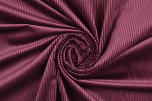 Velluto di cotone a coste 750 righe burgundy