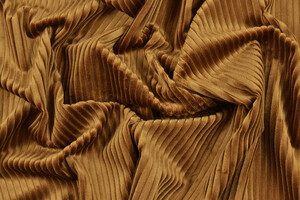 Velluto di cotone coste grosse 300 righe marrone