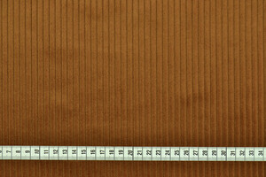 Velluto di cotone coste grosse 300 righe marrone