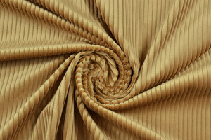 Velluto di cotone coste grosse 300 righe marrone chiaro