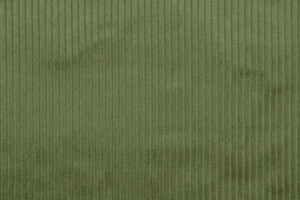 Velluto di cotone coste grosse 300 righe colore verde oliva
