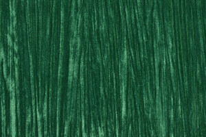 Velluto verde pino effetto plissettato