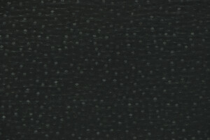 Chiffon di viscosa nera con pois jacquard