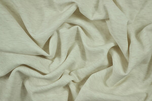 Jersey doppio / Scuba in cotone stretch beige chiarissimo