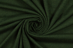 Jersey in lana stretch verde oliva scuro