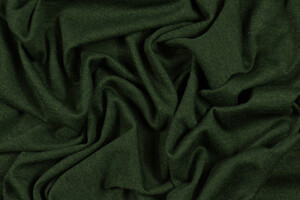 Jersey in lana stretch verde oliva scuro