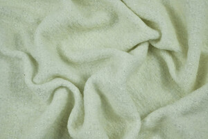 Maglia di lana bianca con lurex argento