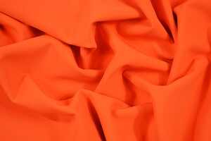 Tessuto accoppiato 2mm idrorepellente arancione/pile grigio avio